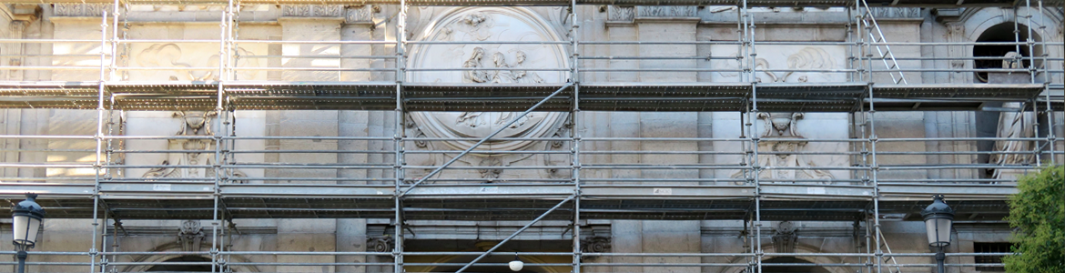 Restauración de fachadas de la iglesia de Santa Bárbara