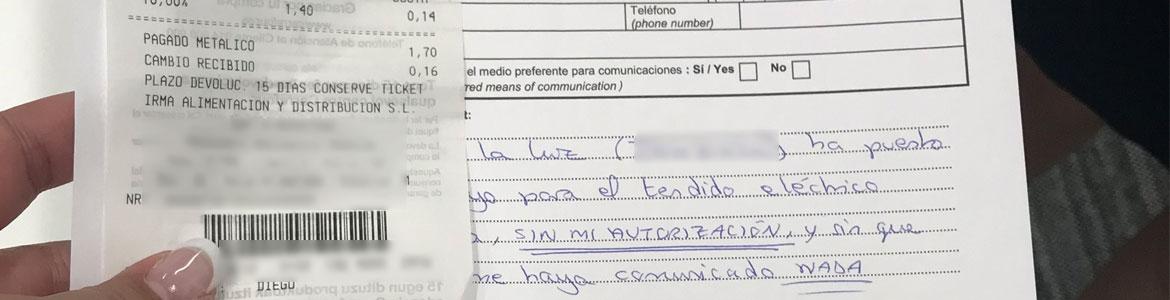 Imagen de cabecera #0 de la página de "Tiques, facturas y contratos: las pruebas que acompañan a las reclamaciones y arbitrajes de Consumo"