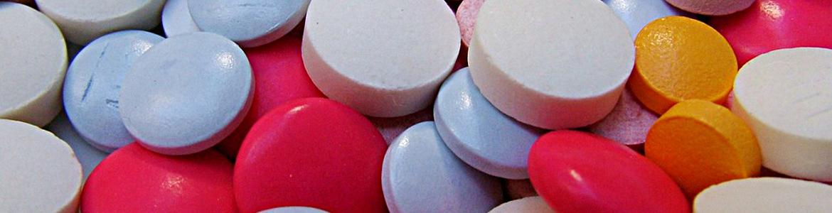 pastillas de distintos colores