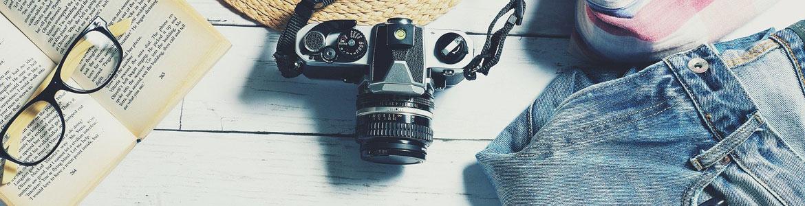 Camera and travel glasses