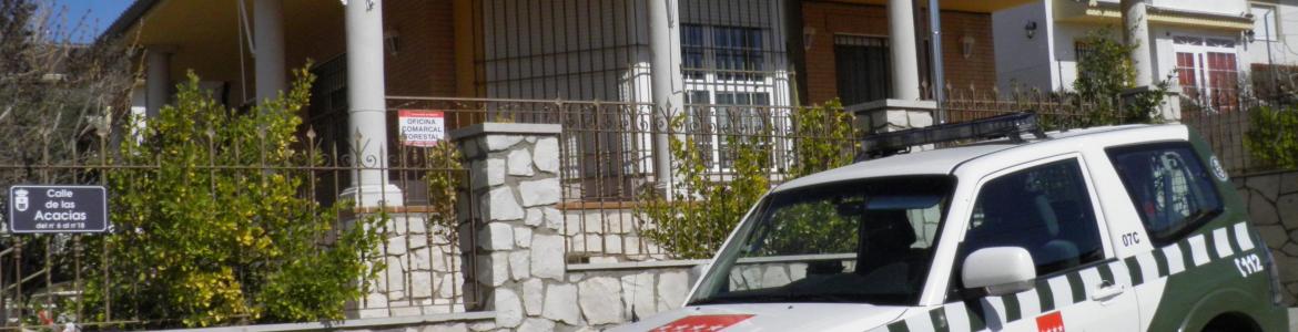 Imagen de la oficina comarcal 7 del Cuerpo de Agentes Forestales.