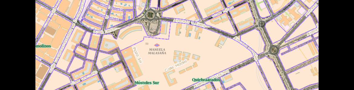 Móstoles Sur callejero