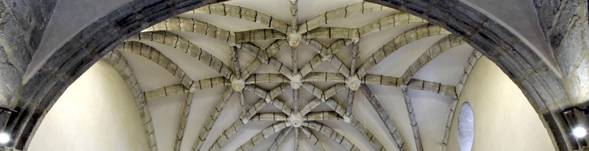 Cross vault of the parish church of Our Lady of the Snows Parish Church of Our Lady of the Snows in Manzanares el Real