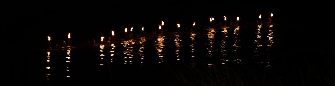 Procesión fluvial de la Virgen de Alarilla