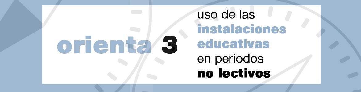 uso de instalaciones educativas