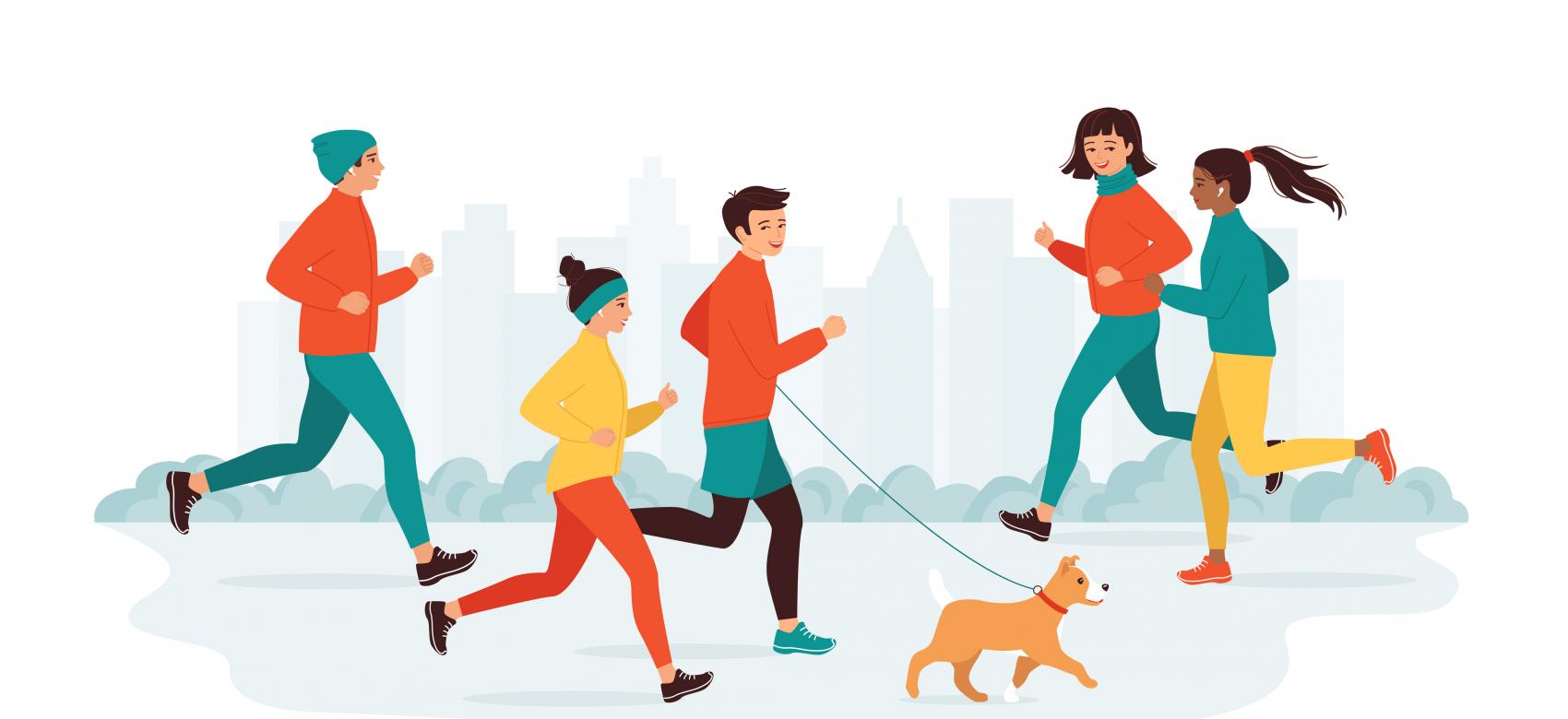 Personas haciendo deporte
