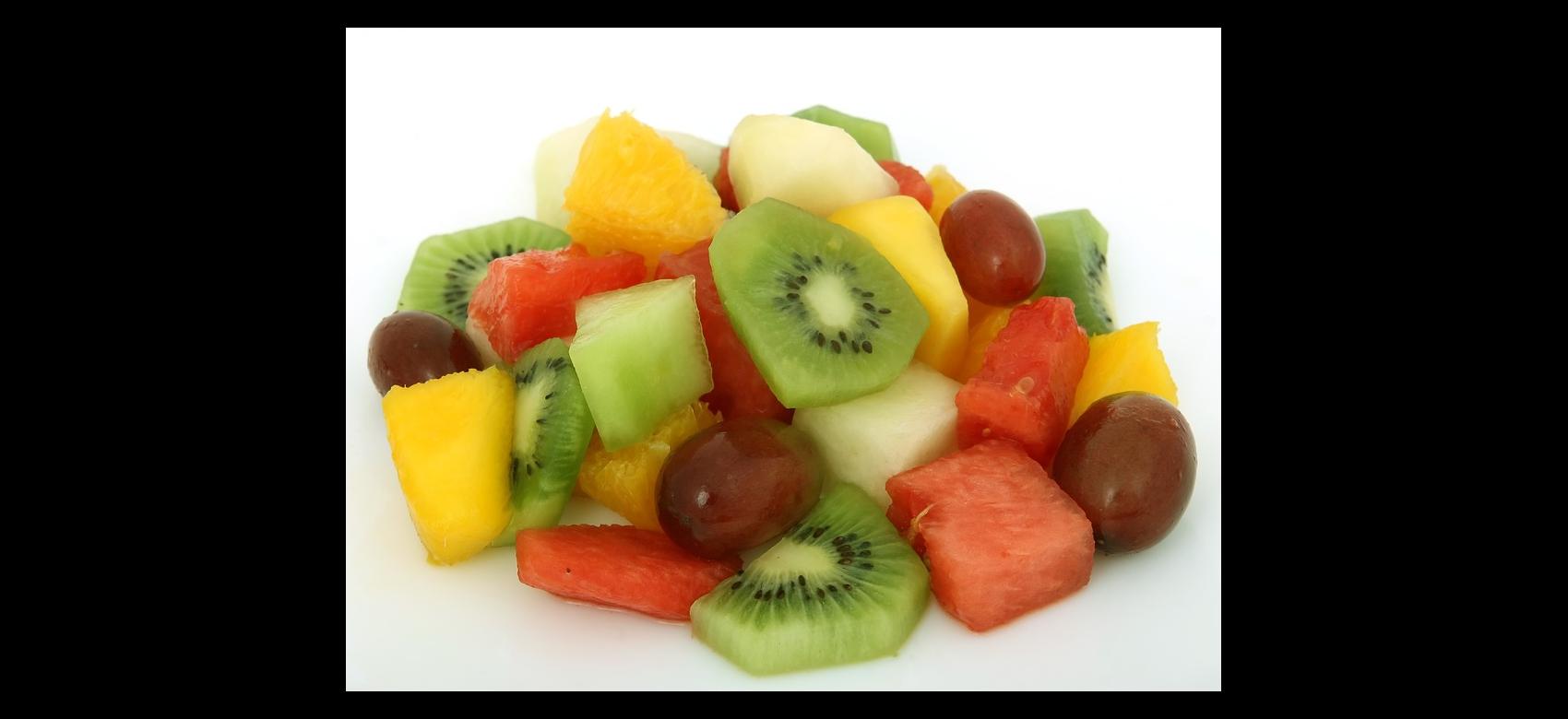 Plato de frutas variadas
