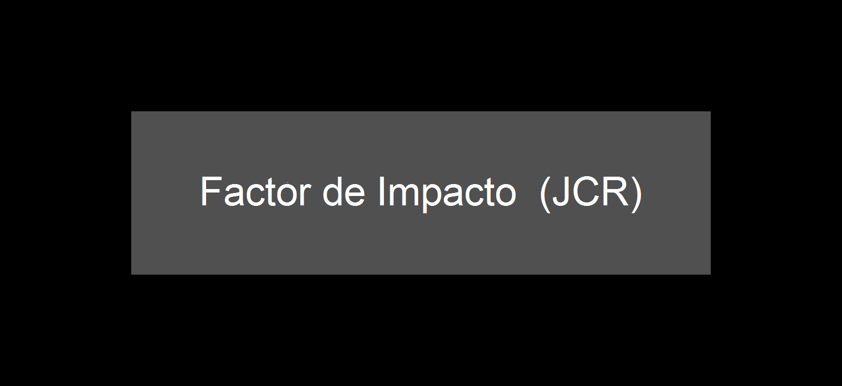 Factor de Impacto