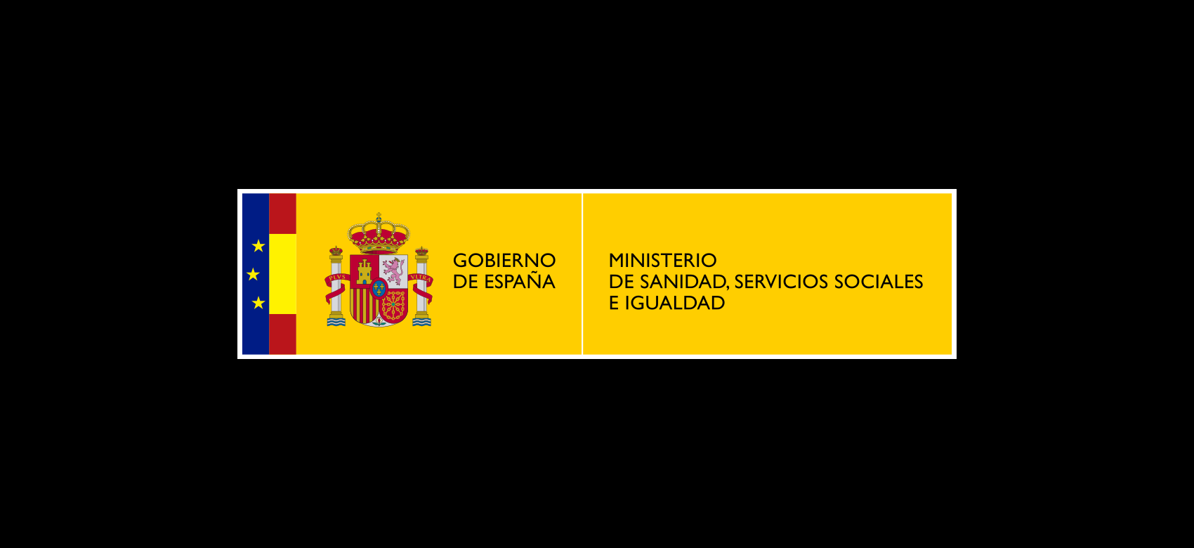 Logotipo del Ministerio de Sanidad, Servicios sociales e igualdad