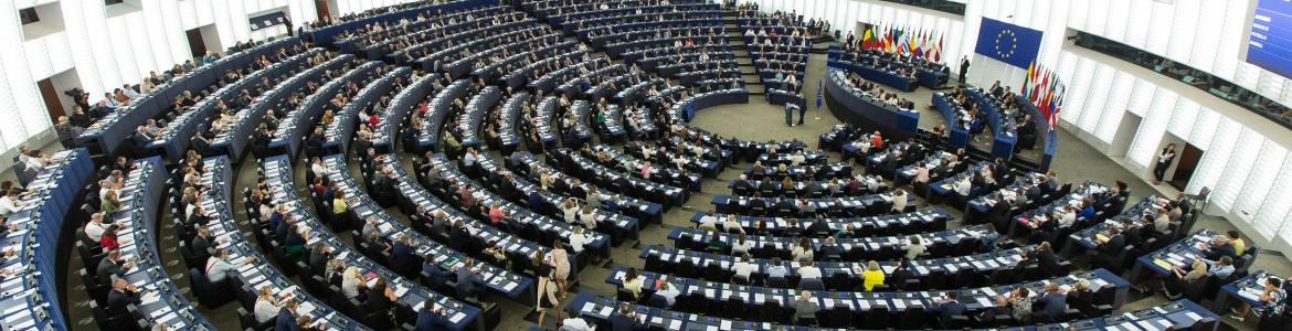 Hemiciclo del Parlamento Europeo en Estrasburgo