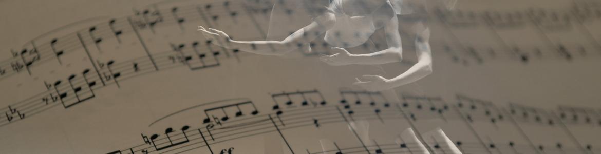 Oposiciones de ingreso a Catedráticos de Música y Artes Escénicas Bailarinas sobreimpresas sobre notas musicales