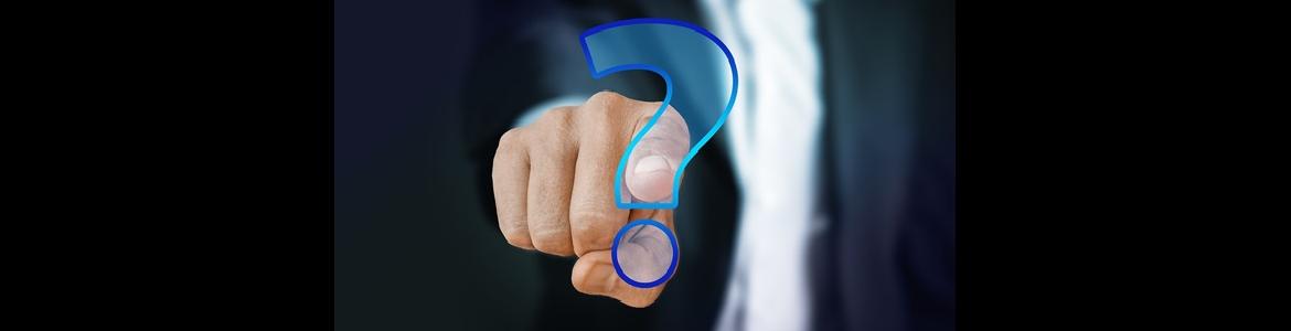 hand with question mark