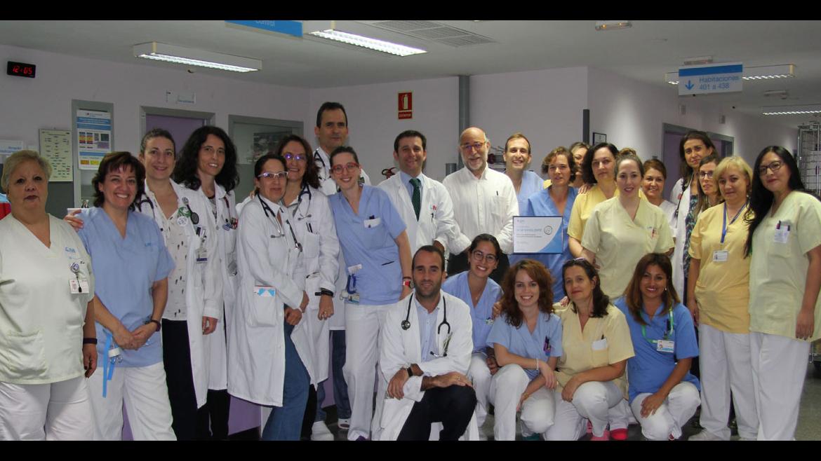 Miembros del equipo de Medicina Interna