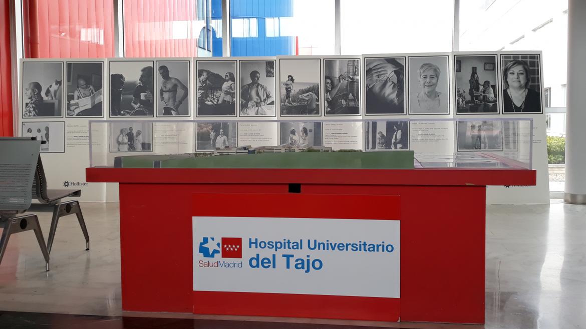 Exposición "Héroes y heroínas" en el Hospital Universitario del Tajo