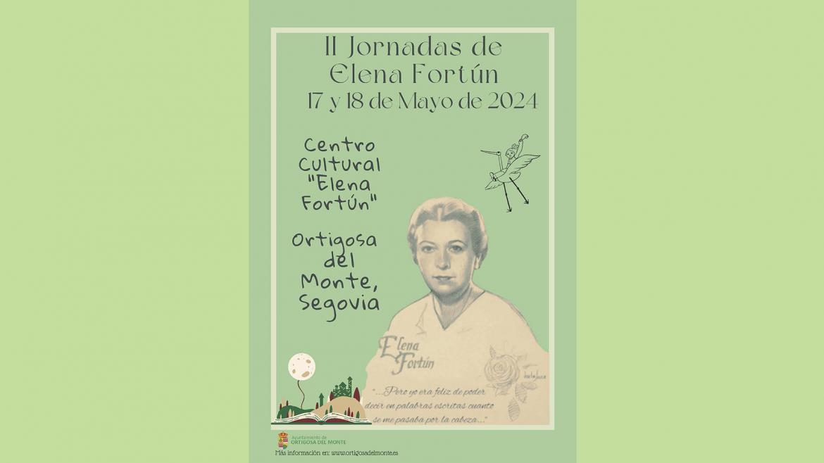 II Jornadas Elena Fortún Portada Cartel
