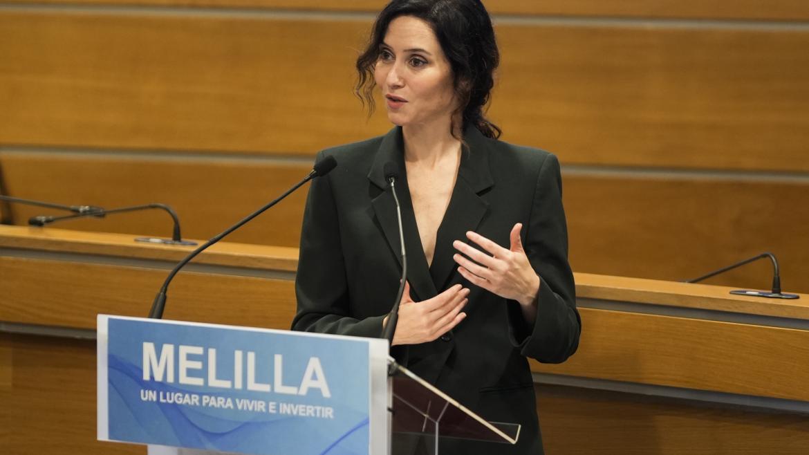 La presidenta Isabel Díaz Ayuso