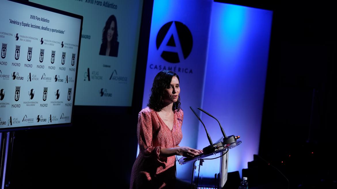 La presidenta Isabel Díaz Ayuso