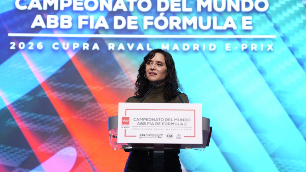 La presidenta Isabel Díaz Ayuso