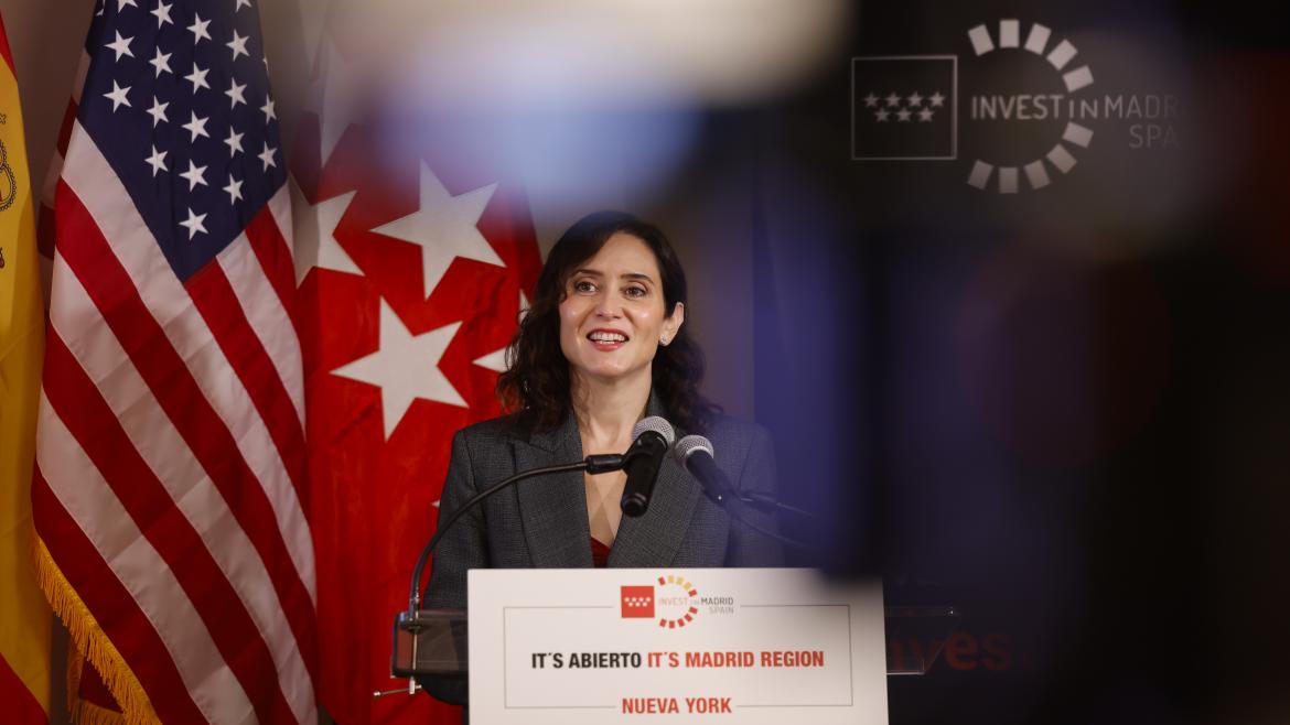 La presidenta Isabel Díaz Ayuso