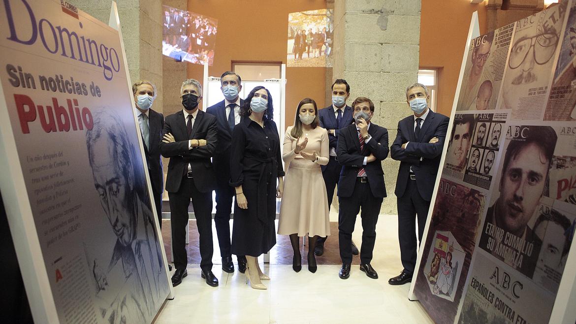 Díaz Ayuso en la inauguración de la exposición en la Real Casa de Correos