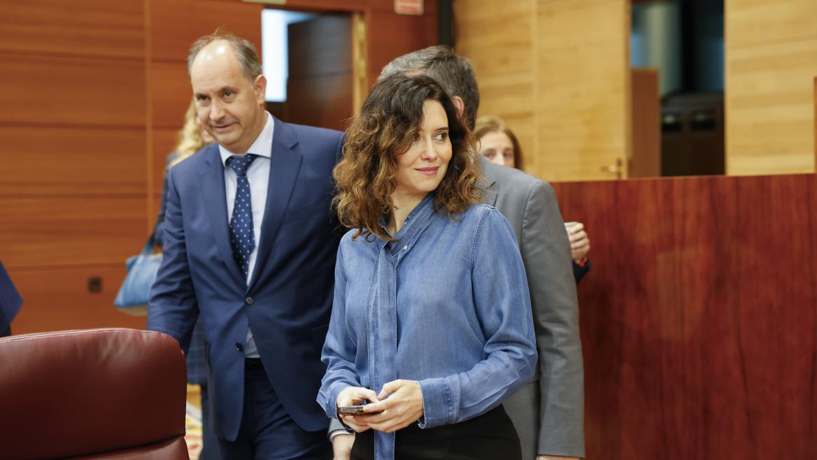 La presidenta durante la Asamblea 