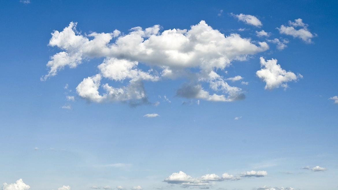 cielo azul