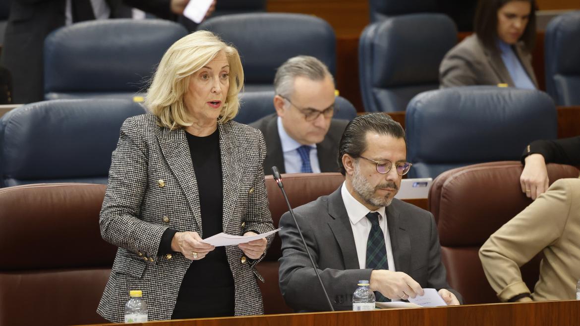 La consejera de Política Social en el debate de la Asamblea regional