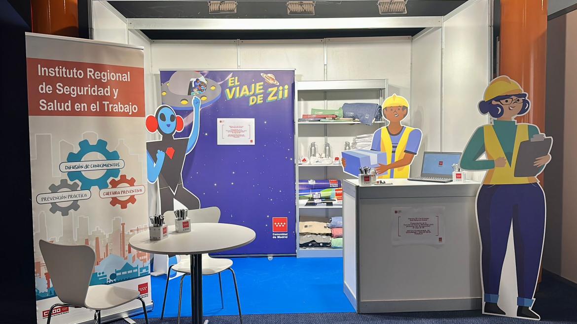 Imagen stand IRSST en el Congreso Prevencionar