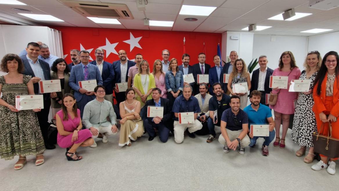 Representantes empresas premiadas y directivos IRSST