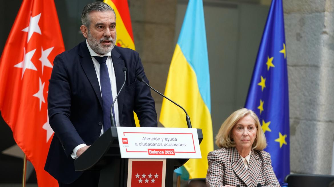 Los consejeros durante el acto