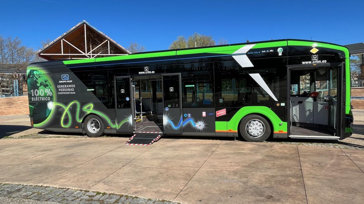 Uno de los autobuses interurbanos