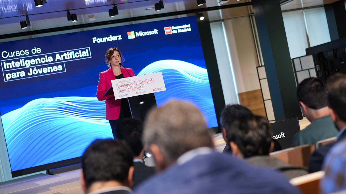 La presidenta durante el acto