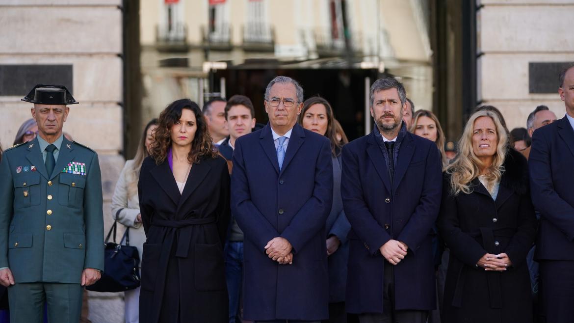 La presidenta durante el homenaje