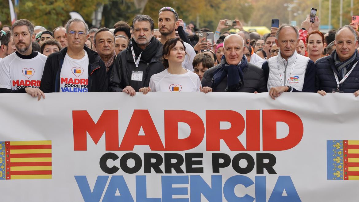 La presidenta en la carrera