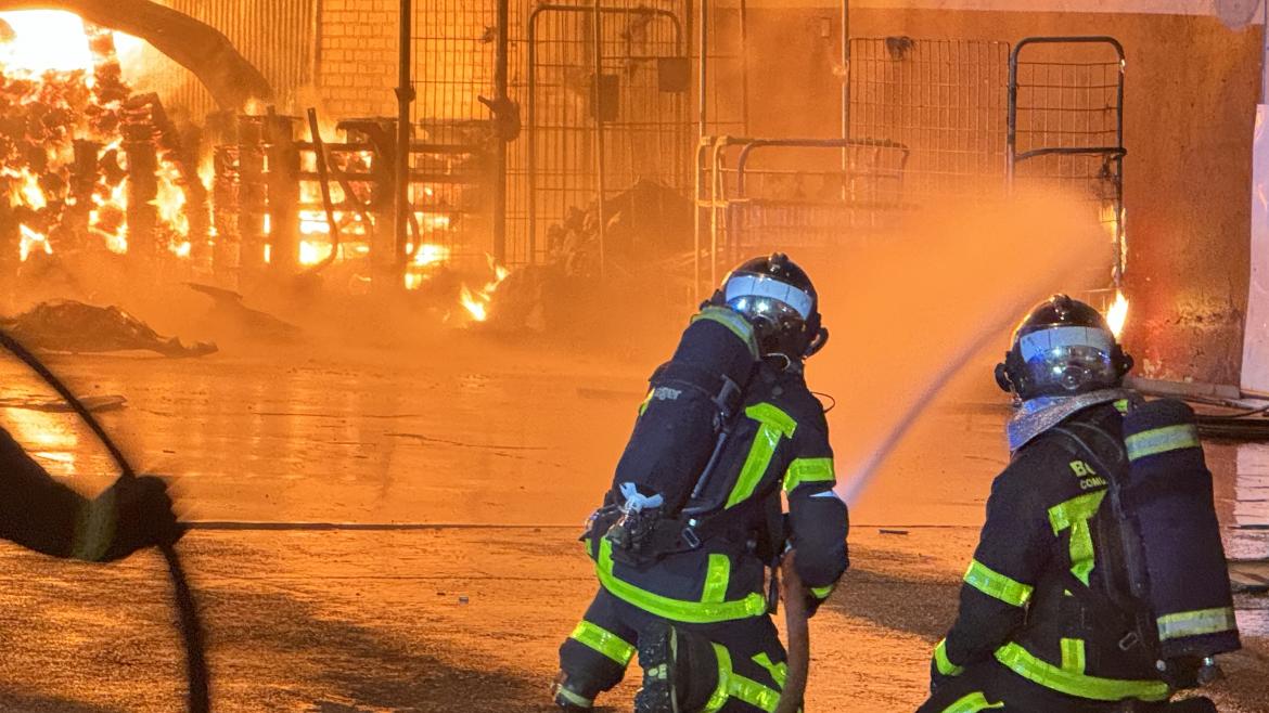 Cuerpo de Bomberos Intervención del Cuerpo de Bomberos de la Comunidad de Madrid