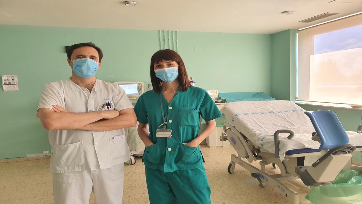 doctores en paritorio