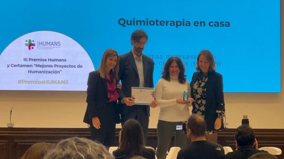 Quimioterapia en casa, del HUIC finalista de los premios HIUMAN