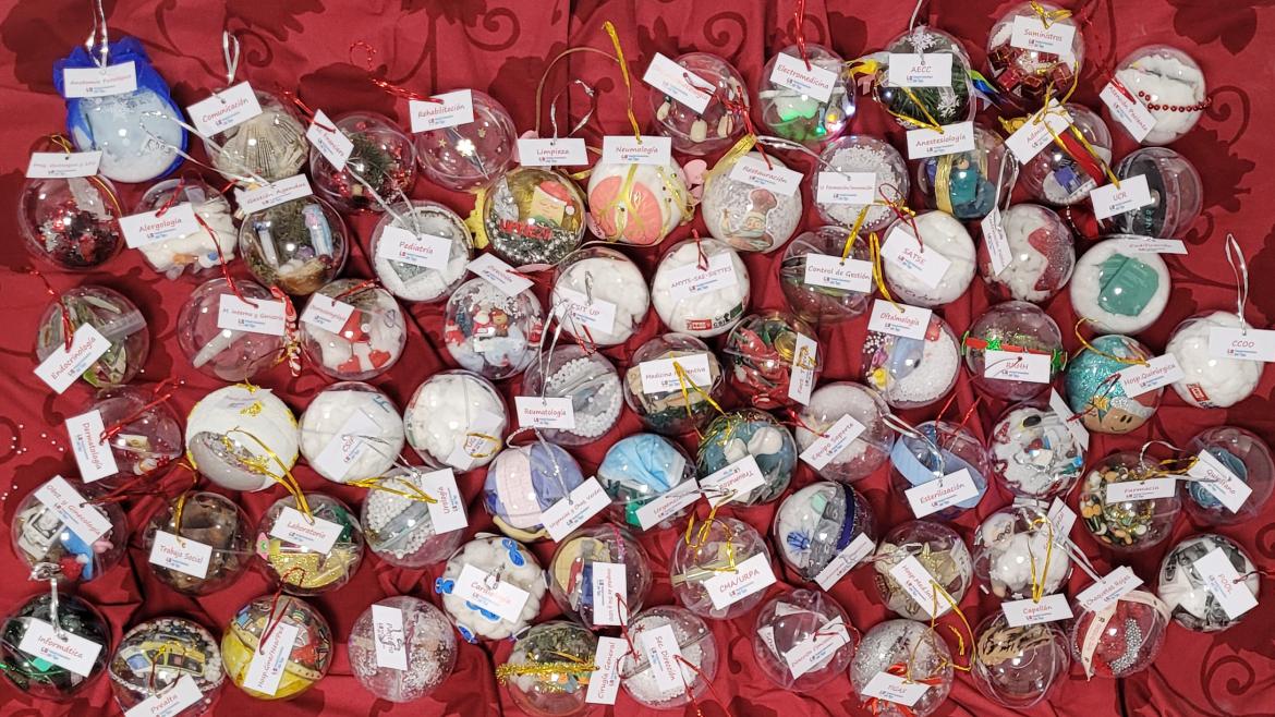 Bolas para un árbol de Navidad