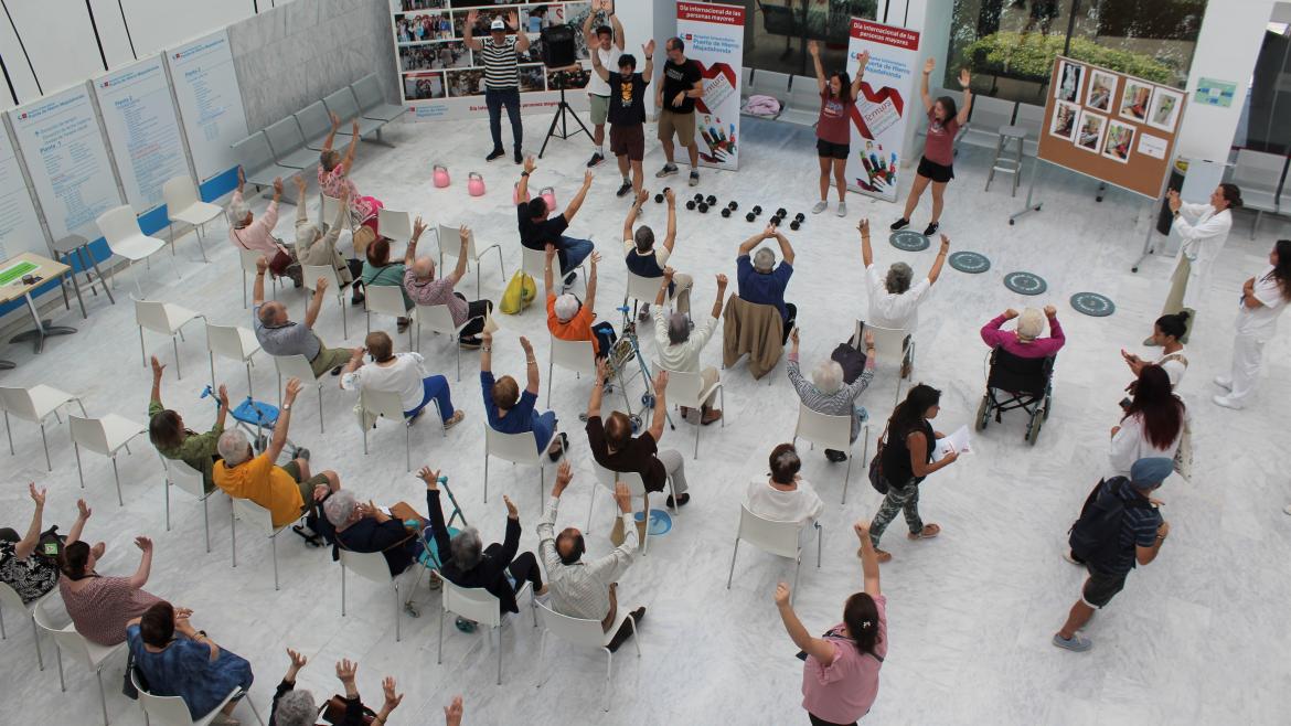 Imagen del artículo El Hospital Puerta de Hierro inaugura un área de estimulación funcional para los pacientes de la Unidad de Ortogeriatría