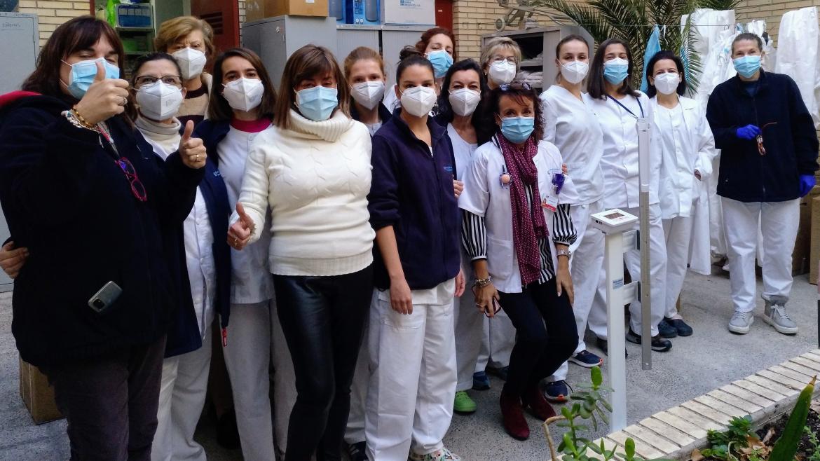Imgen de los profesionales del Centro de Salud Comillas