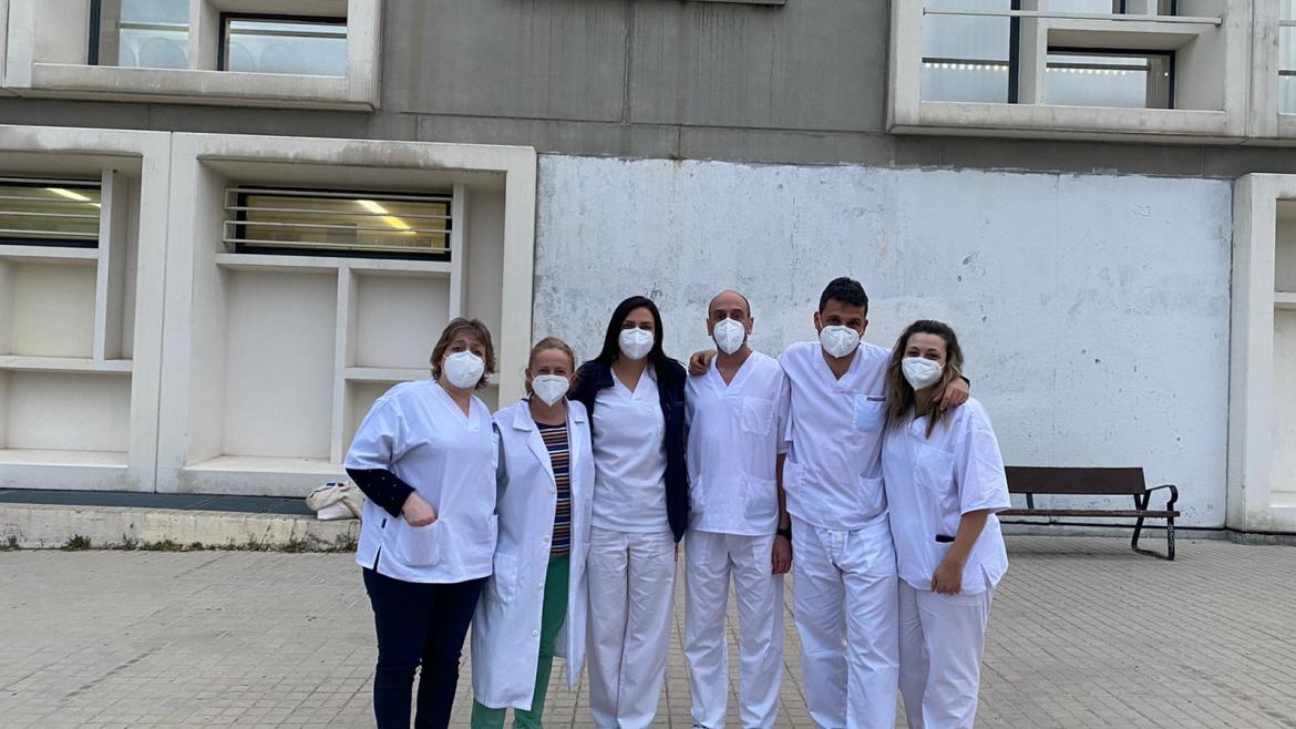 Profesionales de Enfermería del Centro de Salud Pavones