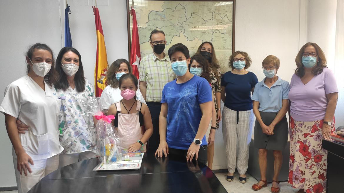 Leyre Ovejero, usuaria ganadora del Centro de Salud Presentación Sabio
