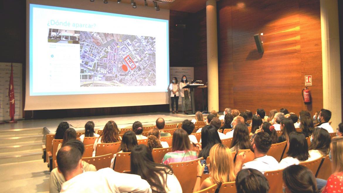 Salón de actos durante el acto