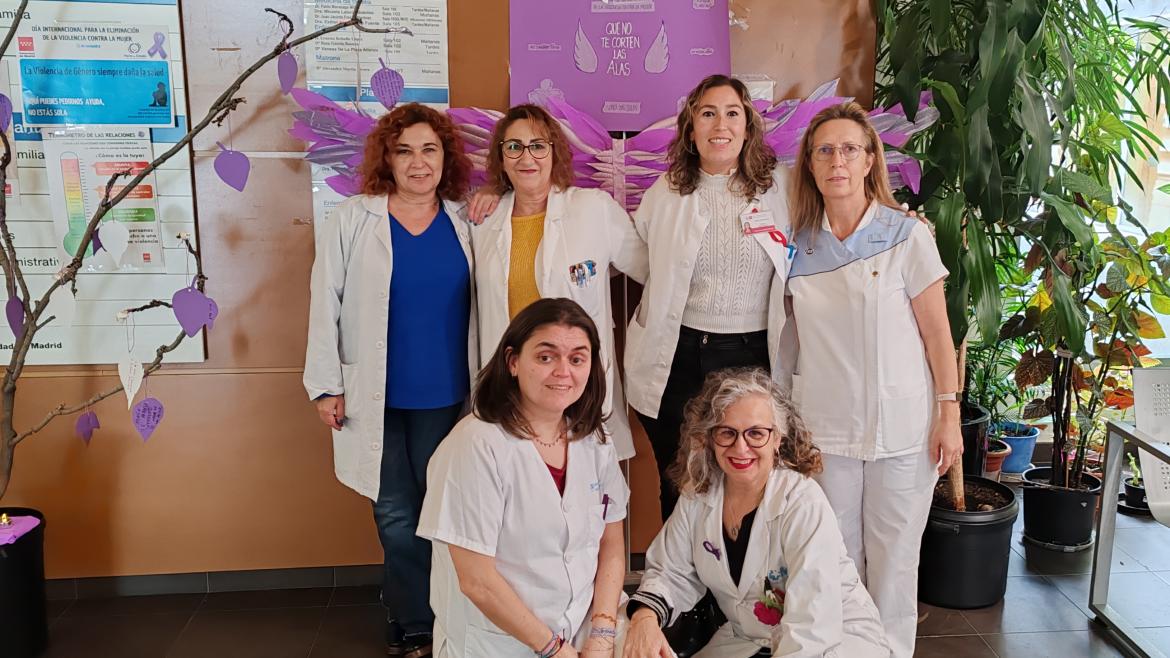 profesionales del centro de salud El Puerto
