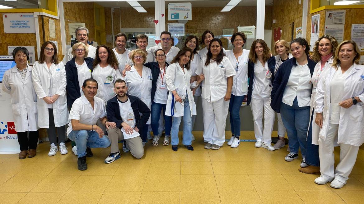 Plantilla del Centro de Salud Puerta de Madrid