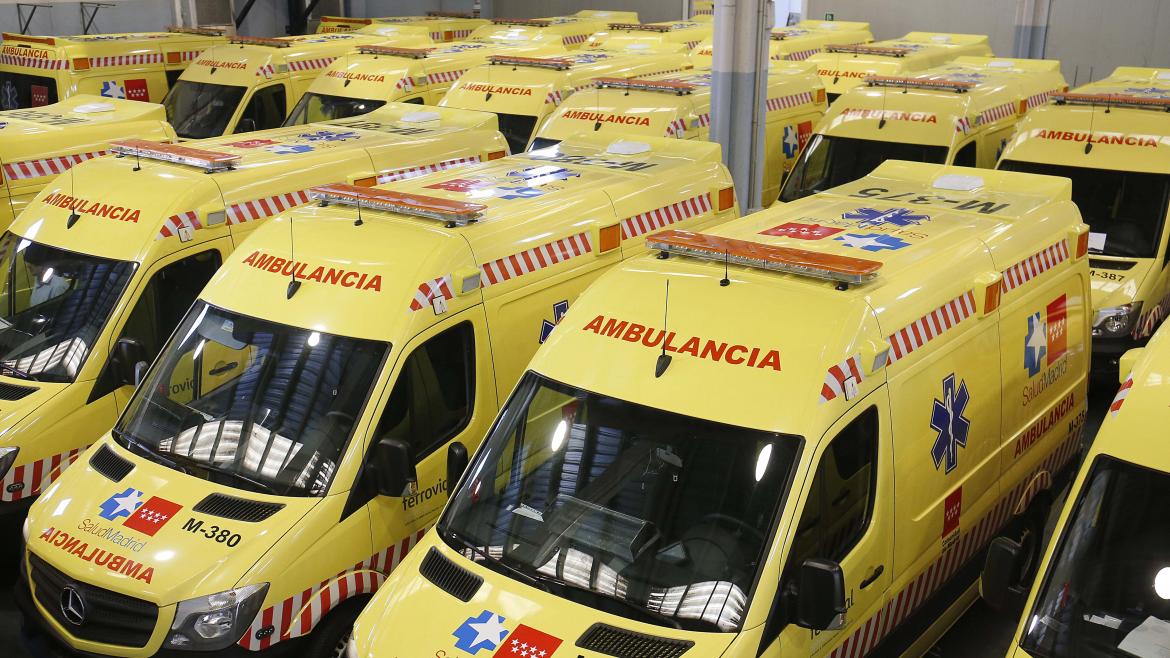 Flota de ambulancias del SUMMA112