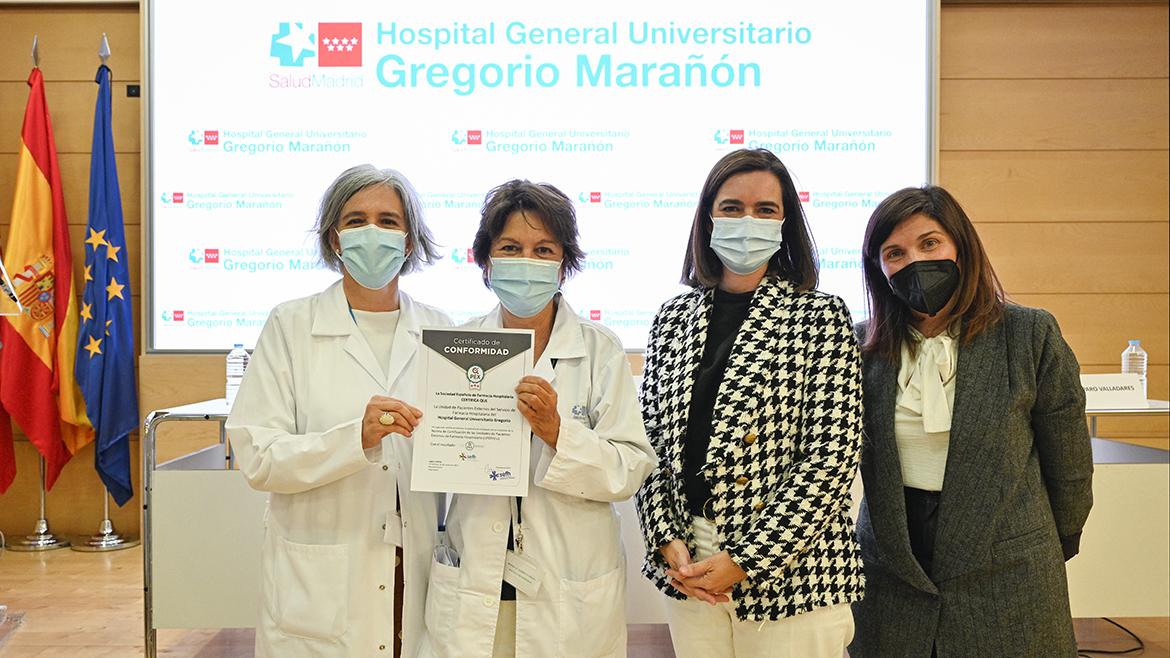 acto de entrega de certificación de calidad