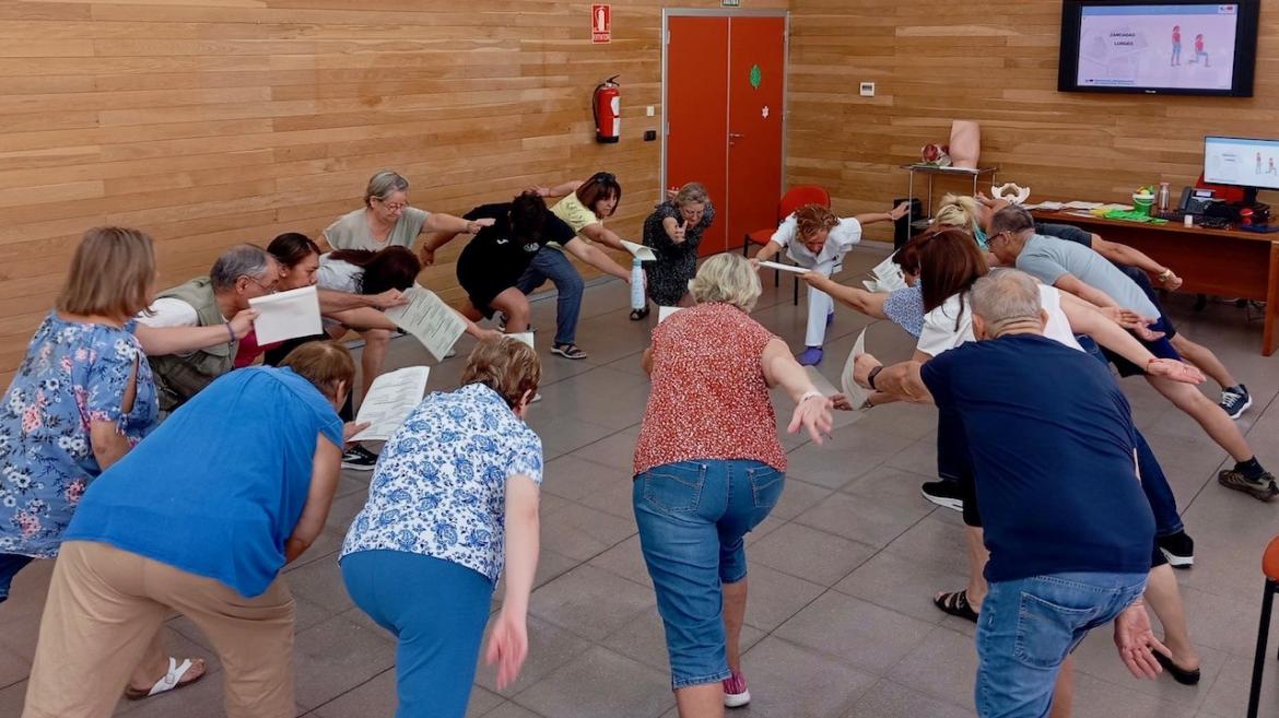 taller en el centro de salud Lucero