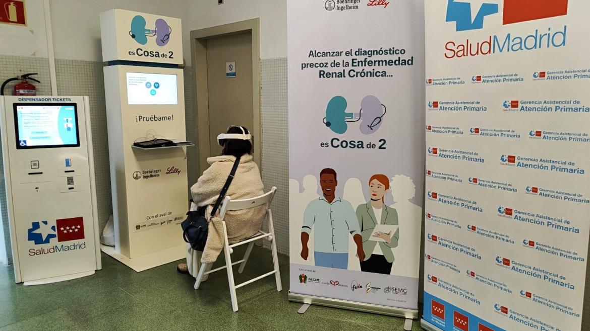 gafas virtuales en centro de salud Doctor Castroviejo