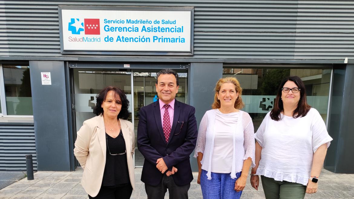 foto de grupo del equipo de la Gerencia Asistencial de Atención Primaria